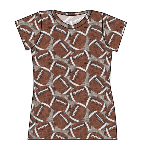 Footballs Ladies' Basic Tee