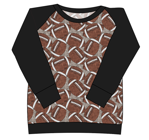 Footballs Ladies' Classic Crewneck