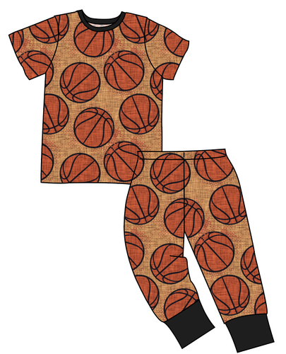 Basketballs Basic Loungewear Set