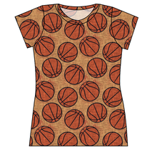 Load image into Gallery viewer, Basketballs Ladies&#39; Basic Tee