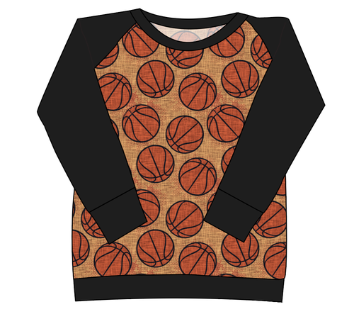 Basketballs Ladies' Classic Crewneck