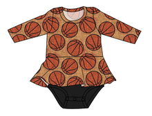 Load image into Gallery viewer, Basketballs Peplum Top