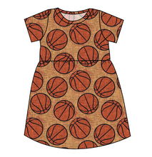 Load image into Gallery viewer, Basketballs Play Dress