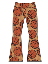 Load image into Gallery viewer, Athletic Prints Sports Mini Ladies Flared Leggings