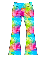 Load image into Gallery viewer, Athletic Prints Sports Mini Ladies Flared Leggings