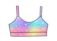 Load image into Gallery viewer, Athletic Prints Sports Mini Kids Bralette