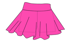 Load image into Gallery viewer, Athletic Solids Sports Mini Ladies Skort