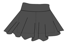 Load image into Gallery viewer, Athletic Solids Sports Mini Ladies Skort