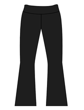 Load image into Gallery viewer, Athletic Solids Sports Mini Kids Flared Leggings