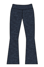 Load image into Gallery viewer, Athletic Solids Sports Mini Kids Flared Leggings
