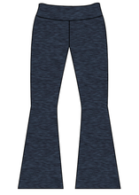 Load image into Gallery viewer, Athletic Solids Sports Mini Ladies Flared Leggings