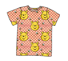 Load image into Gallery viewer, Hunny Bear Check Basic Tee and Tank