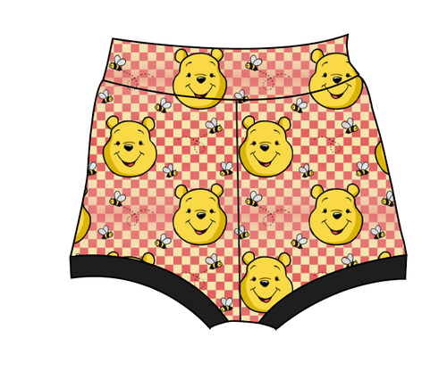 Hunny Bear Check Bummies