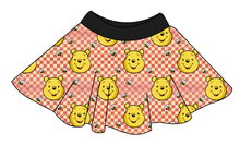 Load image into Gallery viewer, Hunny Bear Check Circle Skirt