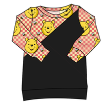 Load image into Gallery viewer, Hunny Bear Check Classic Hoodie (or Crewneck)