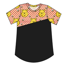 Load image into Gallery viewer, Hunny Bear Check Kids&#39; Relaxed Tee
