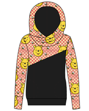 Load image into Gallery viewer, Hunny Bear Check Ladies Hoodie