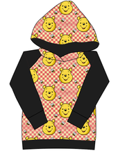 Load image into Gallery viewer, Hunny Bear Check Ladies Hoodie