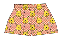 Load image into Gallery viewer, Hunny Bear Check Ladies&#39; Lounge Shorts