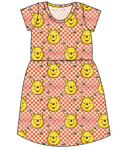 Hunny Bear Check Ladies' Play Dress