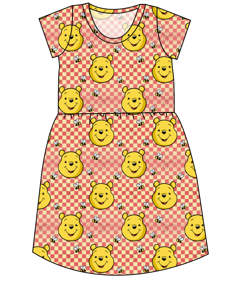 Hunny Bear Check Ladies' Play Dress