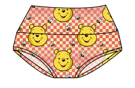 Hunny Bear Check Ladies' Underwear