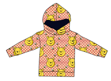 Load image into Gallery viewer, Hunny Bear Check Oversized Hoodie