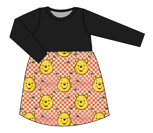 Hunny Bear Check Play Dress