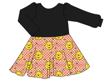 Load image into Gallery viewer, Hunny Bear Check Prairie Dress