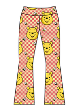 Load image into Gallery viewer, Athletic Prints Magical Mouse Ears Kids Flared Leggings