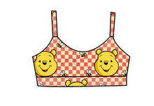 Load image into Gallery viewer, Athletic Prints Magical Mouse Ears Kids Bralette