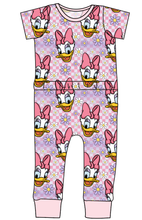 Load image into Gallery viewer, Daisy Check Bennett Pants and Shorts Length T-Shirt Romper