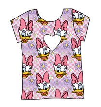 Load image into Gallery viewer, Daisy Check Cambria Heart Back Tee