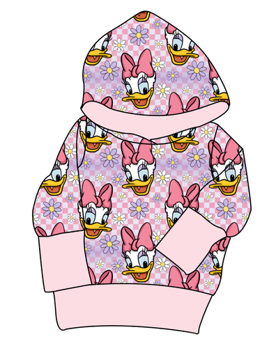 Daisy Check Grow With Me Hoodie (or Crewneck)