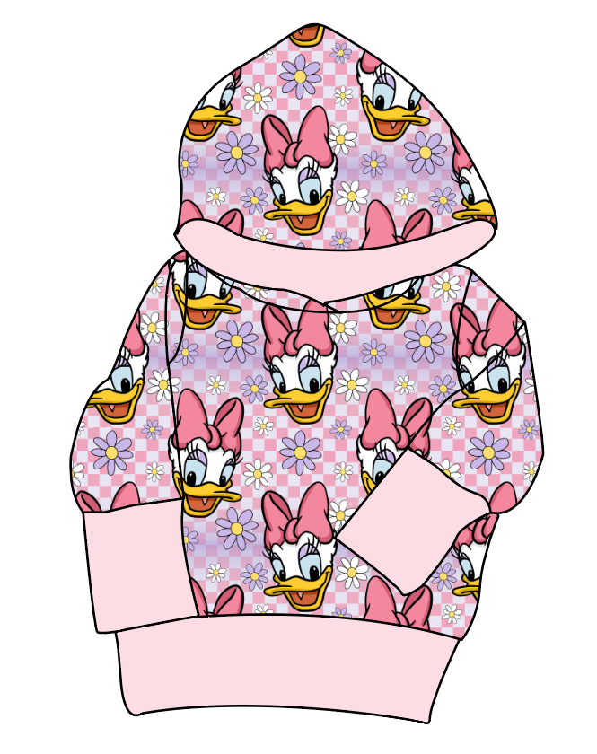 Daisy Check Grow With Me Hoodie (or Crewneck)