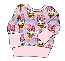 Load image into Gallery viewer, Daisy Check Grow With Me Hoodie (or Crewneck)