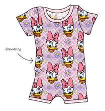 Load image into Gallery viewer, Daisy Check Grow With Me Pants And Shorts Romper