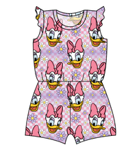 Load image into Gallery viewer, Daisy Check Ivy Summer Romper