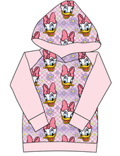 Load image into Gallery viewer, Daisy Check Ladies Hoodie