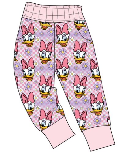 Daisy Check Ladies' Joggers and Jogger Shorts