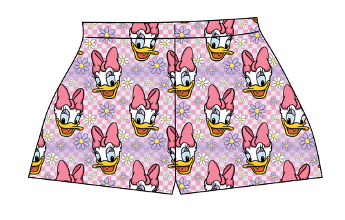 Daisy Check Ladies' Lounge Shorts