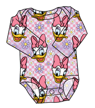 Load image into Gallery viewer, Daisy Check Lap Neck Bodysuit