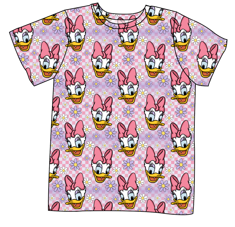 Daisy Check Mens' Tee