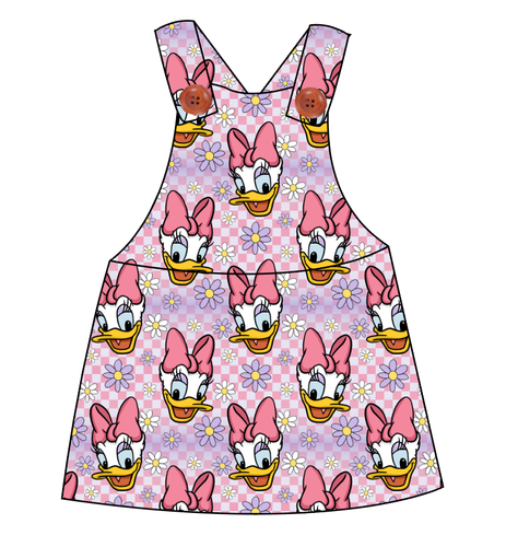 Daisy Check Skirt-Alls