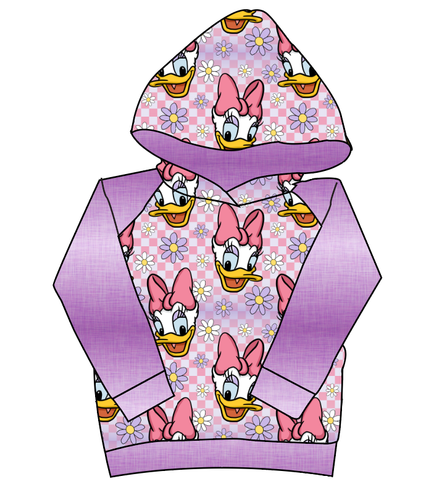 Daisy Check Classic Hoodie (or Crewneck)