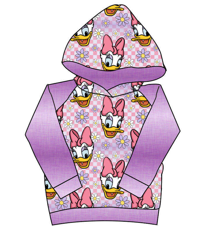 Daisy Check Classic Hoodie (or Crewneck)