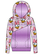 Load image into Gallery viewer, Daisy Check Ladies Hoodie