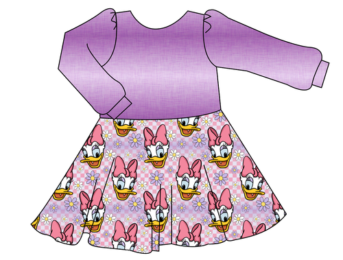 Daisy Check Prairie Dress