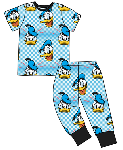 Donald Check Basic Loungewear Set
