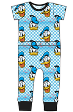 Load image into Gallery viewer, Donald Check Bennett Pants and Shorts Length T-Shirt Romper